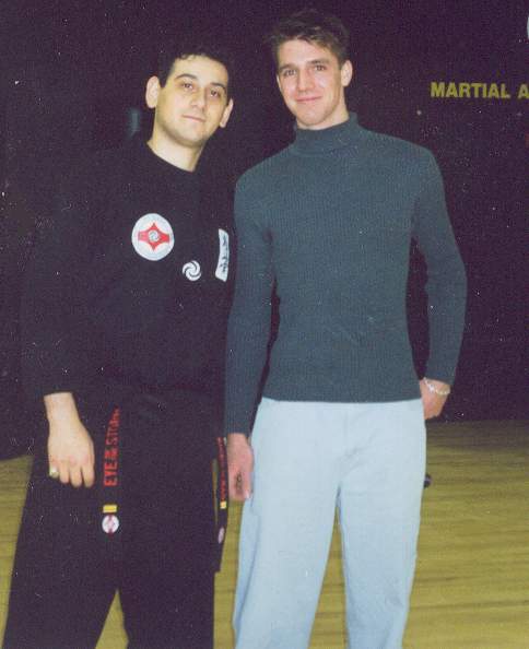 two sexy black belts. shahe is 2nd degree. i am first